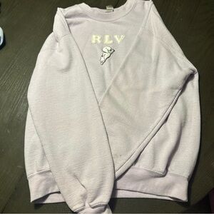 Gildan Light Purple Sweatshirt with Cartoon Design